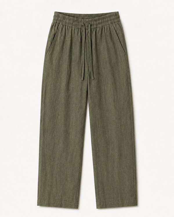 LLAGOX Premium Relaxed Fit Pantolon - Haki