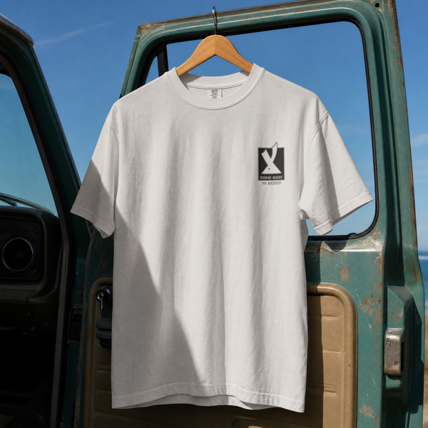 LLAGOX "Know What To Reject" Oversize Tişört - Tasarım I