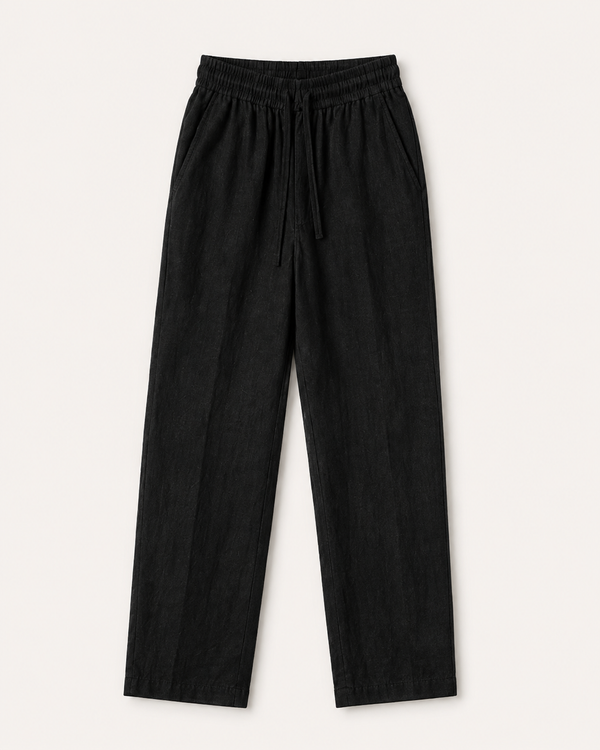 LLAGOX Premium Relaxed Fit Pantolon - Siyah