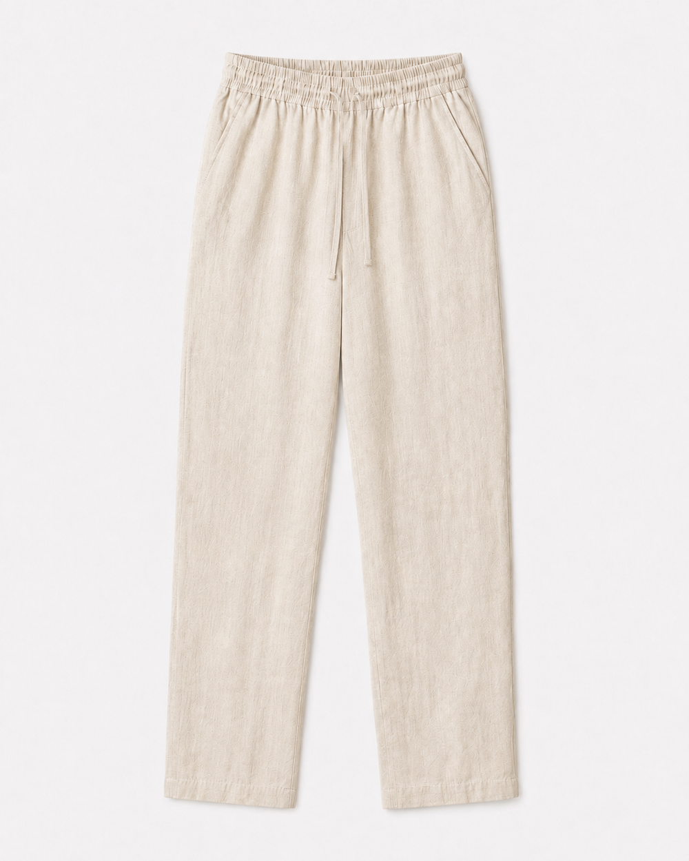LLAGOX Premium Relaxed Fit Pantolon - Kemik Rengi