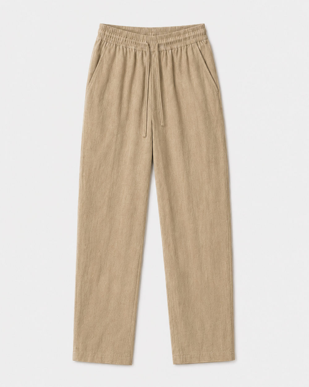 LLAGOX Premium Relaxed Fit Pantolon - Bej