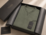 LLAGOX Oversize Premium Gömlek - Haki Görsel 5